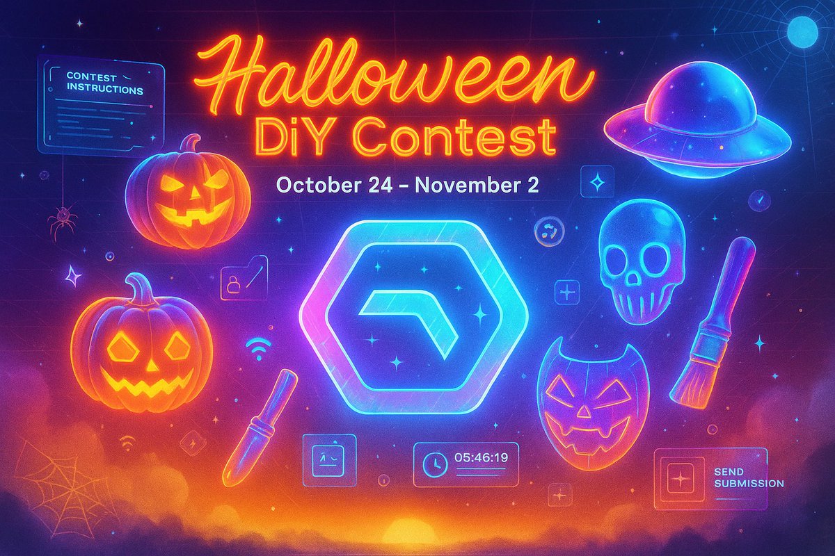 🎃 Halloween DiY Contest! 🎃

🏆 Up to 50 V2 NFTs for winners!
Get the contest rules here: buff.ly/V5uXNvw