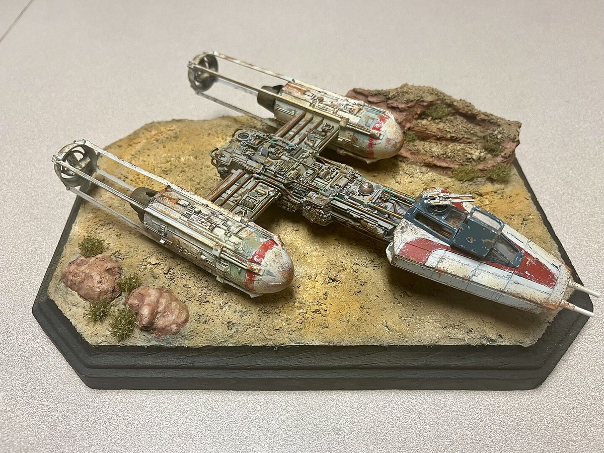 Calling all Rebel pilots and Star Wars enthusiasts! 🚀

Get ready to jump to lightspeed and come check out our customers build of the Bandai 1/72 scale Y-Wing Starfighter. 👇

hobbylinc.com/cgi-bin/member…

#hobbylinc #bandai #starwars #ywing #starfighter #plasticmodel #plasticmodelkit