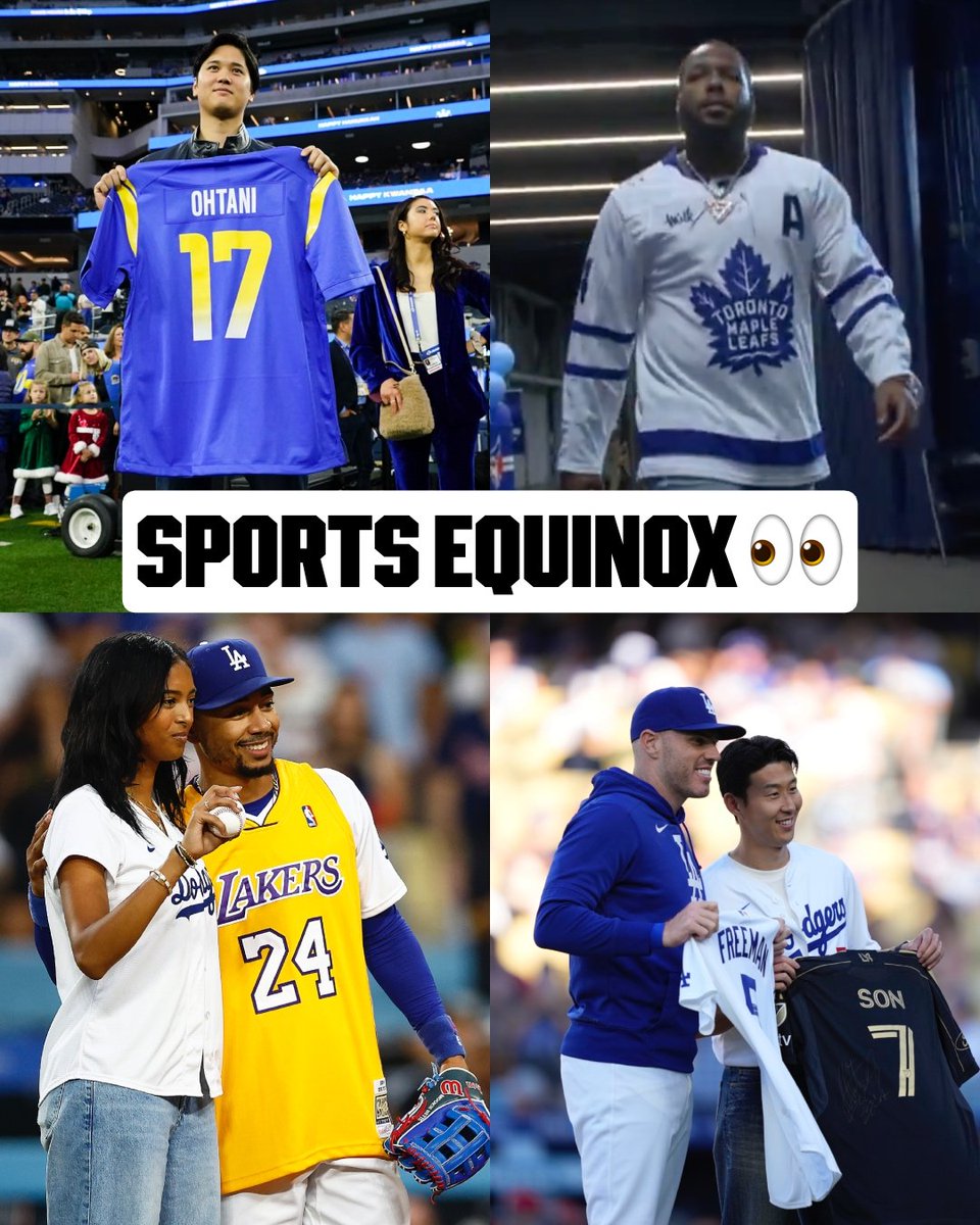 When the sports worlds collide ⚾️🏀🏈⚽️🏒

All 5 major professional sports leagues in the United States have games today!