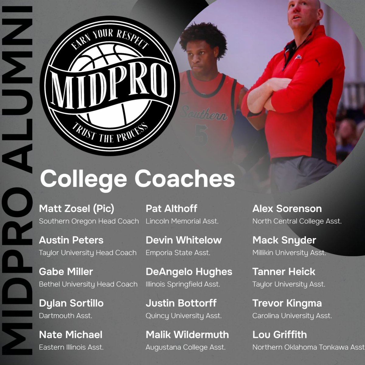 MidProAcademy's tweet image. 20 Alumni Are College Coaches For the 2025-2026 Season!

#MidProFam #ThisIsWhatWeDo #TrustTheProcess #EarnYourRespect #CreateYourStory