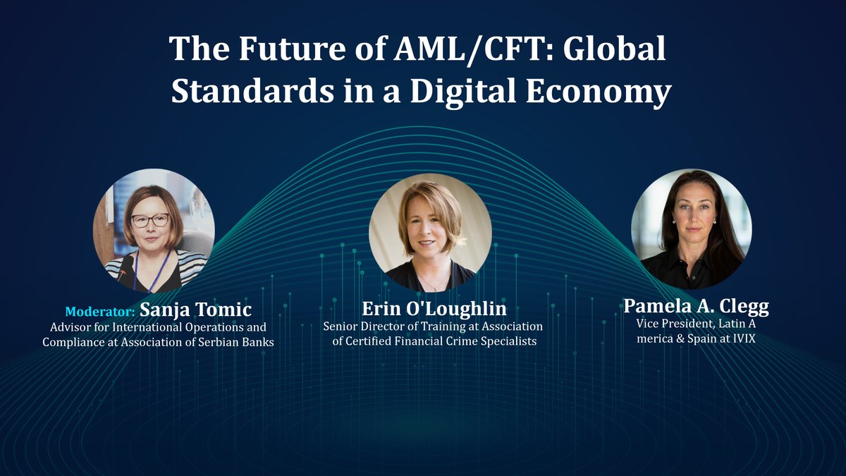 acfcsonline's tweet image. Our own Erin O&apos;Loughlin will be discussing the future of AML/CFT at the Digital Forensics Conference in Belgrade next week!

Learn more about the conference here: digitalforensicsconf.com