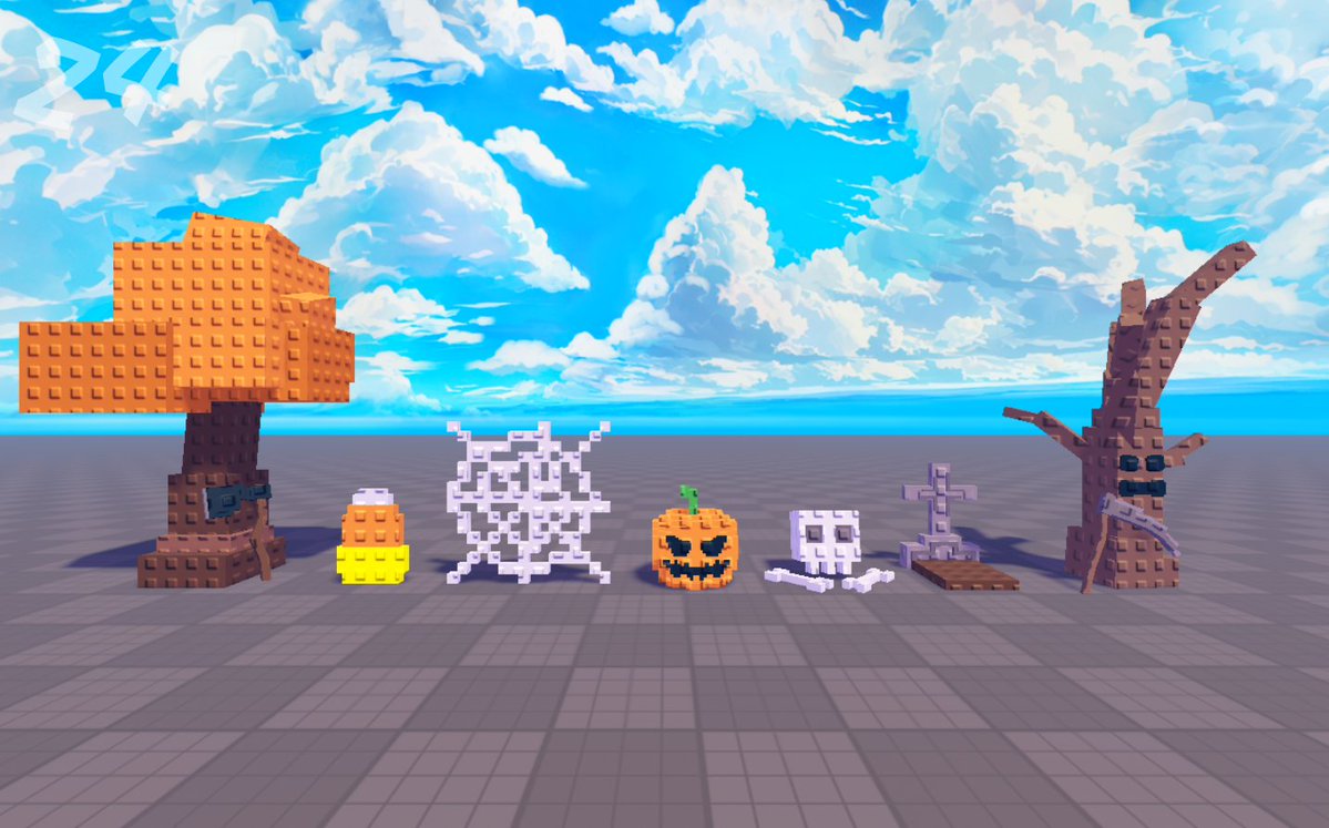 Z4rcu's tweet image. NEW 𝗵𝗮𝗹𝗹𝗼𝘄𝗲𝗲𝗻 Asset-Pack👻!
Spooky season is here!

#Roblox | #RobloxDev | #Modelling | #Halloween