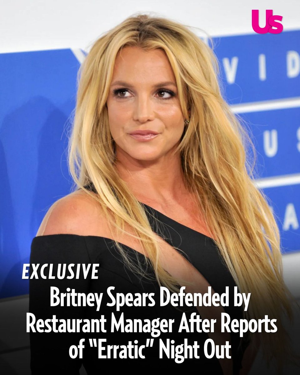 usweekly's tweet image. A restaurant manager is setting the record straight and says Britney Spears was &quot;not intoxicated&quot; during her recent girls night out, contrary to reports. See what 𝘜𝘴 𝘞𝘦𝘦𝘬𝘭𝘺 learned: bit.ly/3Lbugbp ⁣(📸: Allen Berezovsky/WireImage)