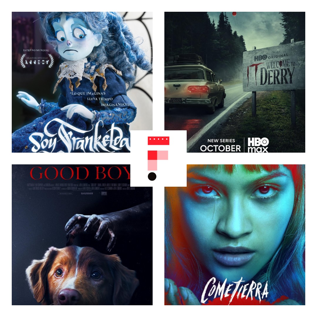 Hoy es lunes de #Filmsteria!
-TODO sobre #Frankelda. ¿Es una maravilla?
-#Derry, el payaso fav de <a href="/AleCasagui/">Alejandra Castro</a> está de regreso 
-#GoodBoy, el actor del año es un perrito
-#Cometierra: entrevistamos a la directora y la guionista de esta nueva serie de #PrimeVideo.

Hoy, 8:00 PM, en