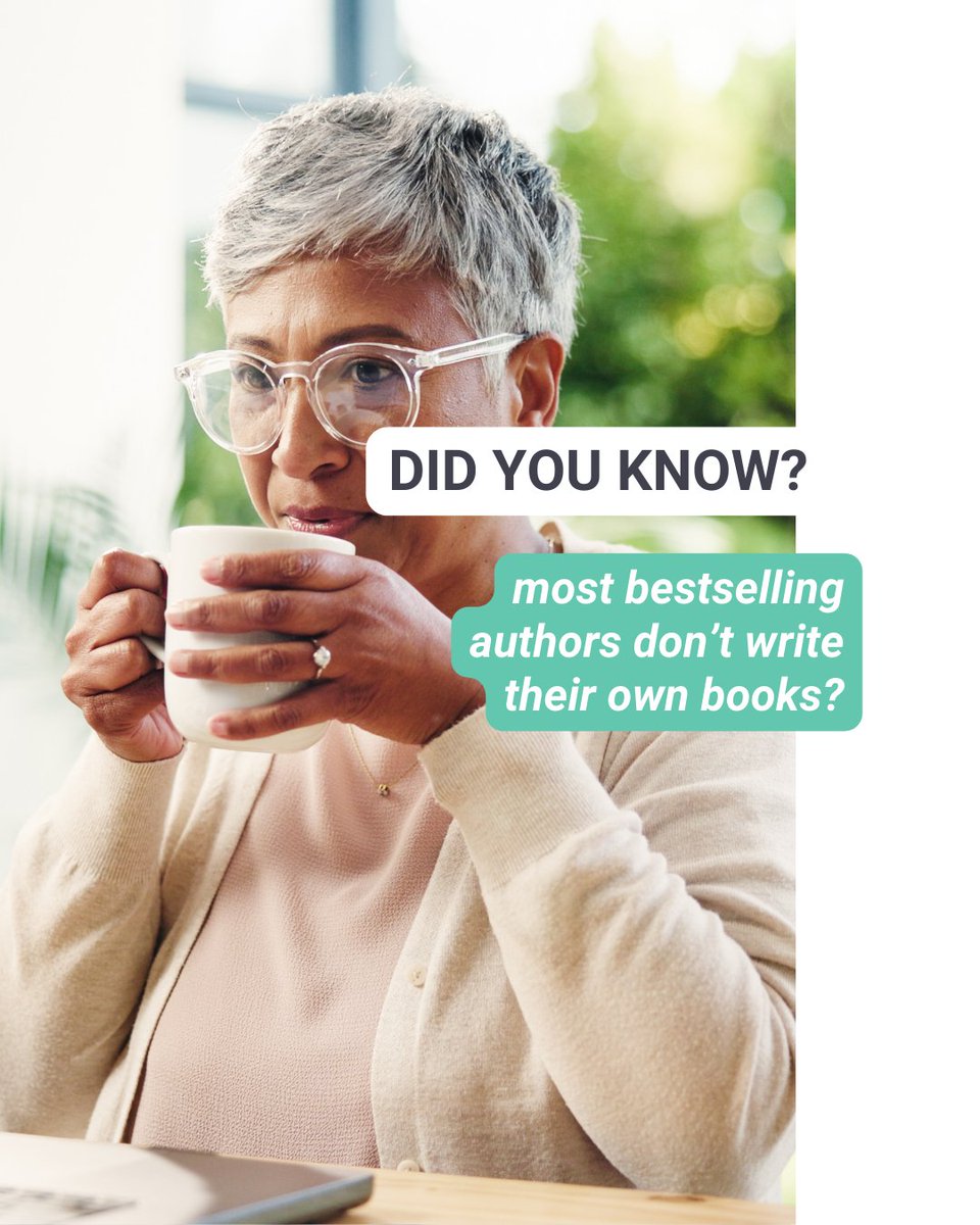 Dr_Rissy's tweet image. Did you know most bestselling authors don’t write their own books? 

👻 Ghostwriting is publishing’s best-kept secret.

#Ghostwriting #DrRissy #WordstoPrint #AuthorCentral