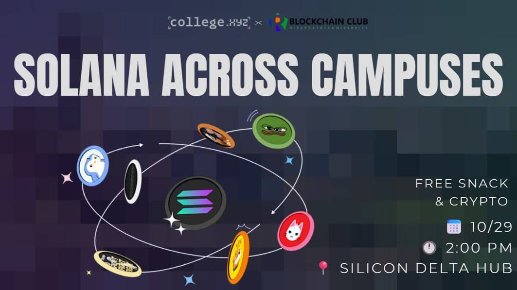 Solana is coming to BCR 🇳🇬

We are bring together builders, Ambassadors, and curious minds to dive into what’s being built on one of the <a href="/solana/">Solana</a>, powered by <a href="/college_xyz/">College.xyz</a> 

- Discover the Solana ecosystem
- Connect with Ambassadors and students

Date: 29/10/25 by 2PM

SEE YOU SOON