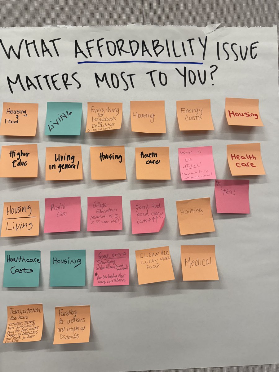 The government may still be shut down, but that's not stopping communities like Cache Valley, UT from coming up with their own solutions for affordability issues! Check out what came out of our Listening Session on the 15th of October 🌟🌟