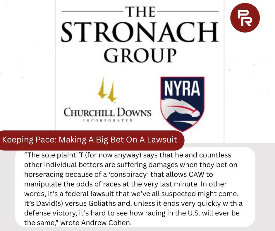 A new lawsuit takes on computer-assisted wagering. Can the industry survive if the suit fails? Can it survive if the suit succeeds? And are we all okay with the federal courts deciding the future of CAW since the industry itself failed to do so? 
tinyurl.com/yc7tmc7k