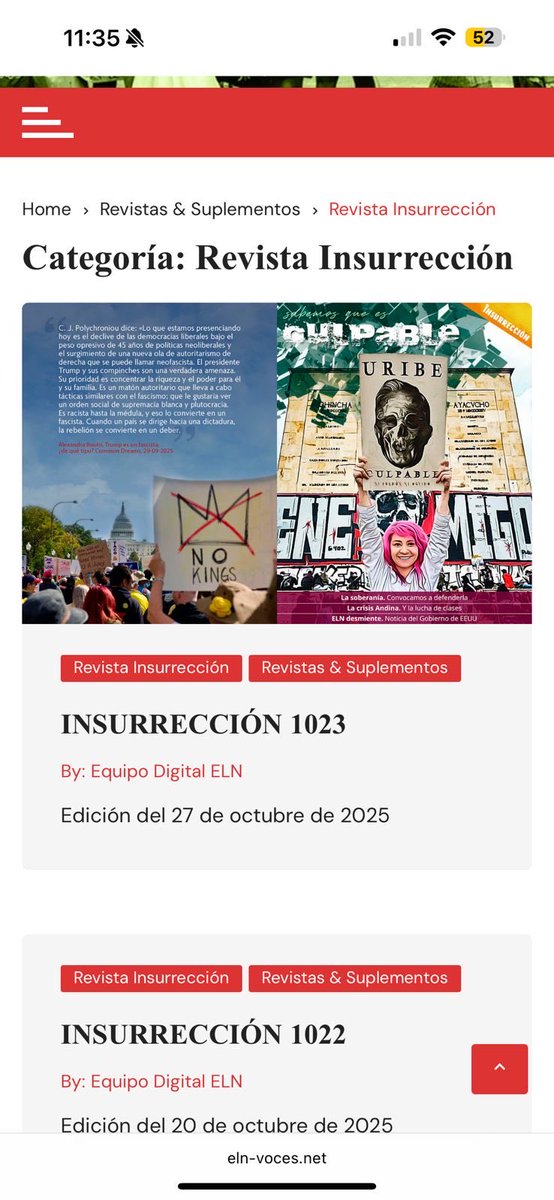 Denuncio públicamente que una imagen mía fue tomada de mis redes sociales y usada sin mi autorización en una publicación del grupo armado ELN. Aclaro que no tengo ni he tenido ningún tipo de vínculo o relación con ese grupo. Este uso indebido es grave, pone en riesgo mi seguridad
