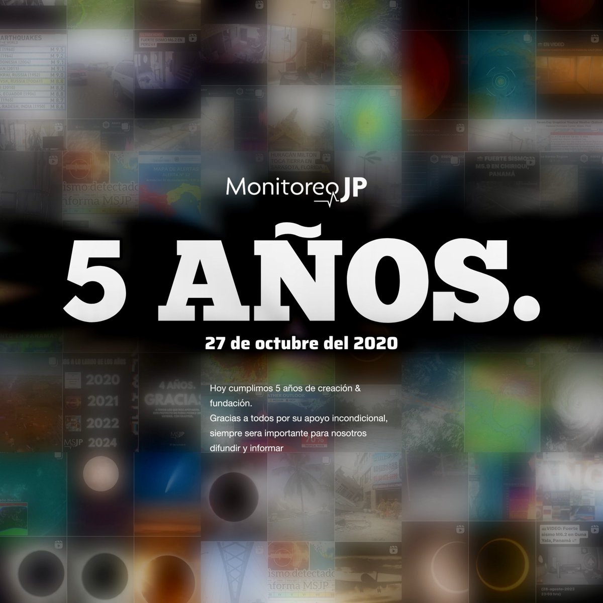 Monitoreo Sísmico JP tweet media