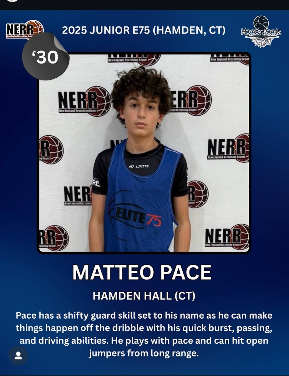 TeoP03's tweet photo. Write up from NERR Jr elite 75

Shot 75% from 3 https://t.co/LAukGUECvv