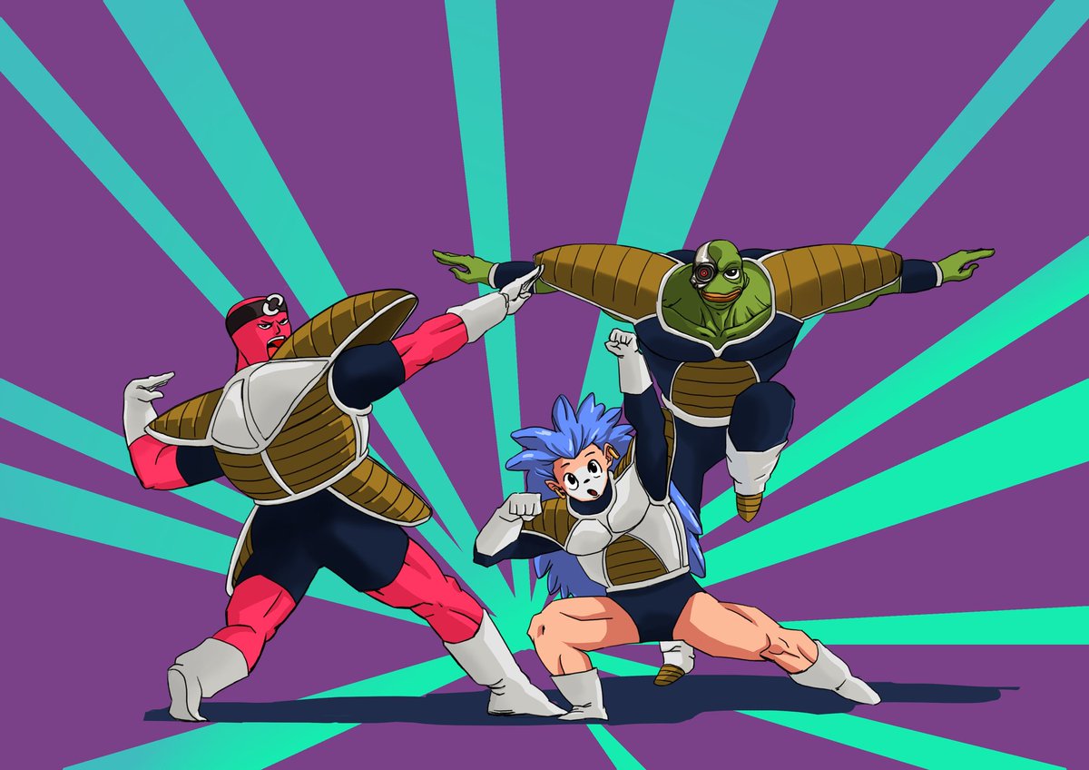 daelvela's tweet image. My submission for the SVM Collective Content Challenge. I got this ginyu force image from DBZ in the back of my head and I think it fits here. 

@solayer_labs, @soon_svm and @SonicSVM