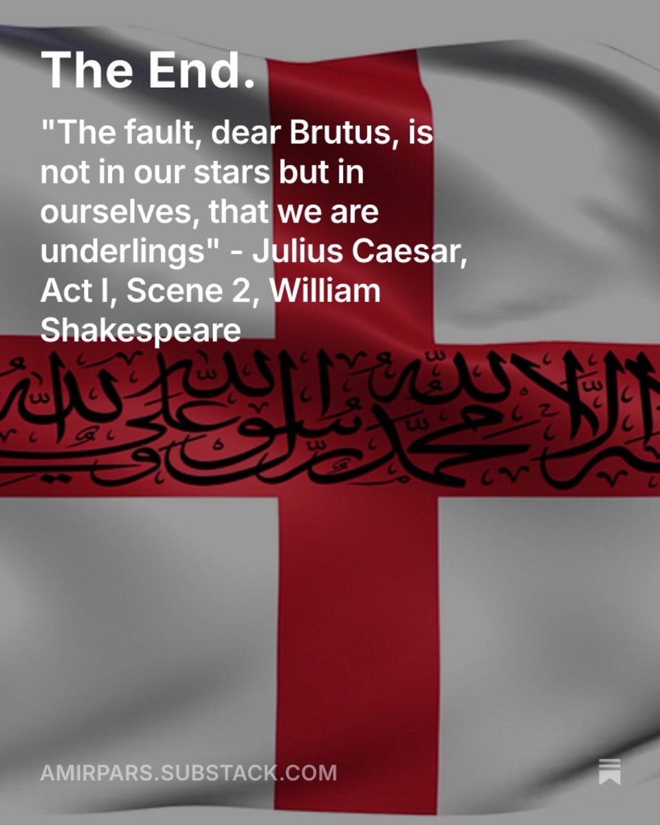 My article “The End.”, where I chronicle the suicide of The West as a result of our acquiescence to Islam, is now in the top 100 news articles on Substack!

Read here: tinyurl.com/2m3upcnp

<a href="/jihadwatchRS/">Robert Spencer</a> <a href="/TRobinsonNewEra/">Tommy Robinson 🇬🇧</a> <a href="/Acts17David/">Dr. David Wood</a> <a href="/YasMohammedxx/">Yasmine Mohammed 🦋 ياسمين محمد</a> <a href="/MarinaMedvin/">Marina Medvin 🇺🇸</a> <a href="/realMaalouf/">Dr. Maalouf ‏</a>