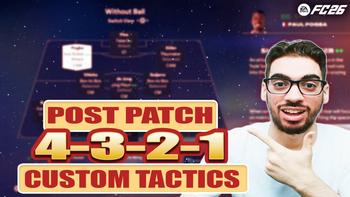 *POST PATCH* BEST META 4321 FORMATION AND CUSTOM TACTICS | FC 26 ULTIMAT... youtu.be/asxTWADAD4o?si… via <a href="/YouTube/">YouTube</a>