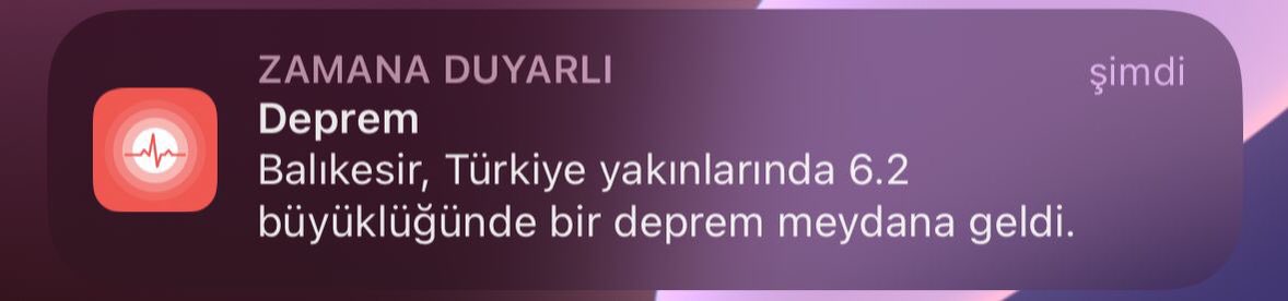 22:48 'de Balıkesir, Türkiye yakınında 6,20 büyüklüğünde bir deprem meydana geldi! #deprem #balıkesir