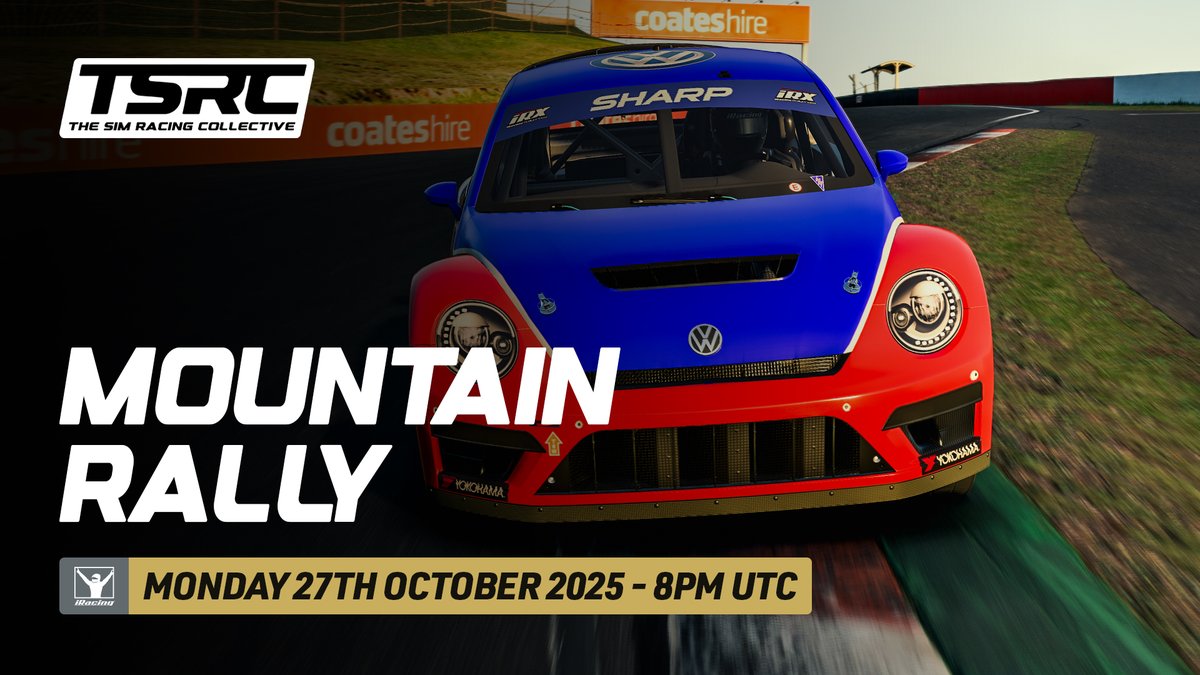 TSRC_Official's tweet image. We are now live for TSRC Mountain Rally on iRacing!

📺 youtube.com/watch?v=lBzAhl…