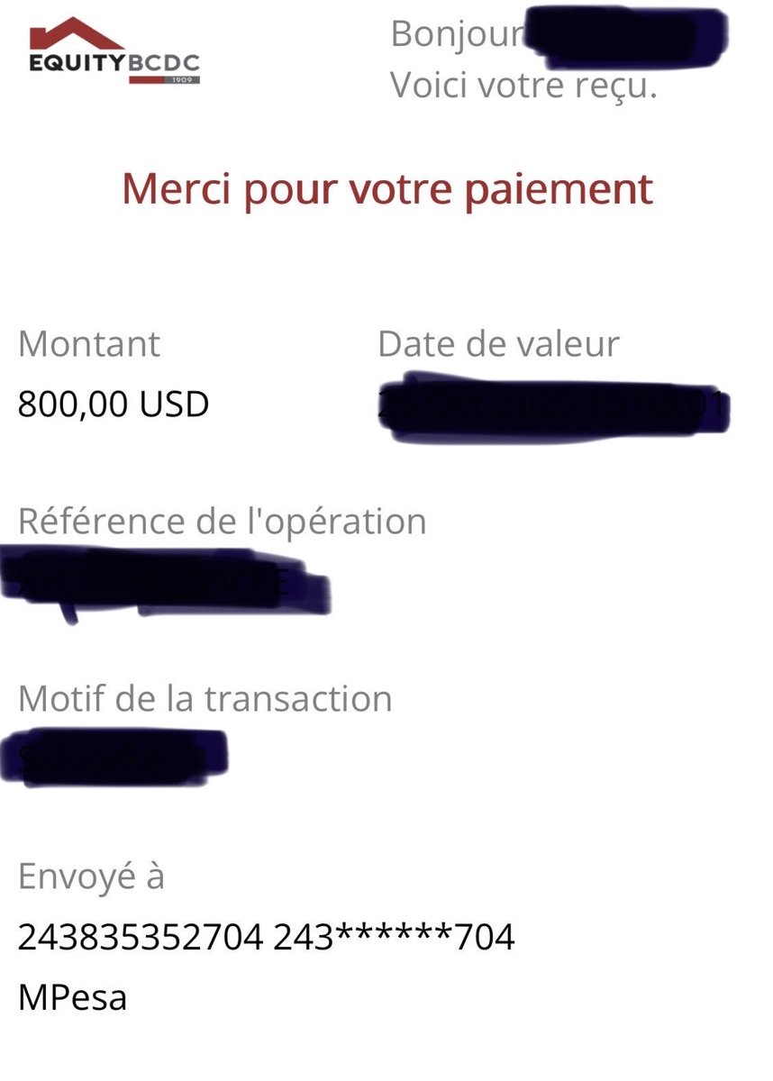 benjimk's tweet image. C'est un DÉPART FULGURANT ! 
Seulement quelques heures après le lancement de notre campagne pour connecter 50 écoles en #RDC, nous avons déjà atteint 800$ via M-Pesa ! Un immense merci à M. S pour sa contribution rapide. 🙏
CC @matumo_b 🙏🏽😆
La solidarité congolaise est là !…
