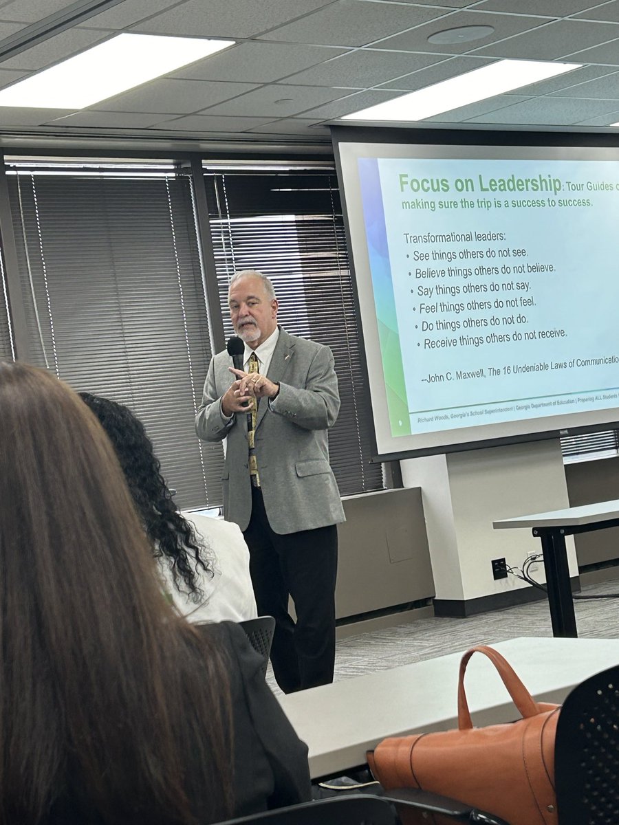 Honored to be a member of this year’s class of <a href="/georgiadeptofed/">Georgia Department of Education</a> Aspiring Leaders Academy. Superintendent Woods delivered an inspiring opening address to set the tone of the program. <a href="/GaImprovement/">Stephanie Johnson, Ed.D.</a>  <a href="/tanzy_kilcrease/">Tanzy Kilcrease, Ed. D.</a>