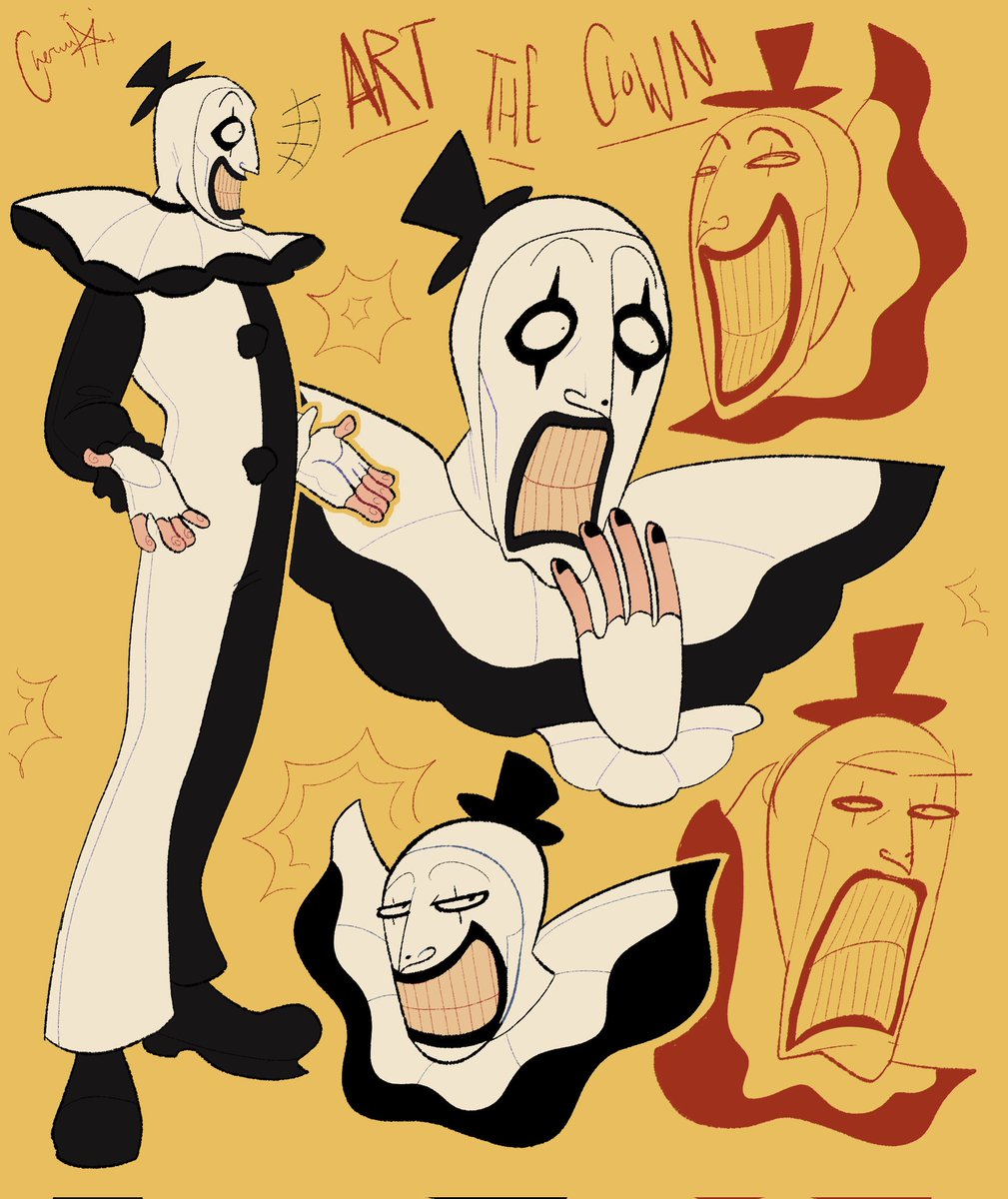 CheruuAx's tweet image. I love Art so much I gotta watch the rest of the terrifier movies, I&apos;ve only seen the first so far lol

#Terrifier #arttheclown #Fanart #Art