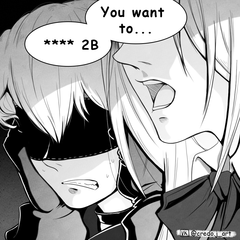 credoj_art's tweet photo. So what is he wrong about?

P.S. Horny content? Mb another time))

#NieR #NieR_Automata #2B @yokotaro #NieRAutomata #comics @NieRA_anime_EN @NieR_A_ANIME @SquareEnix @NieR_JPN
#9S https://t.co/qd4Sj6dm7R