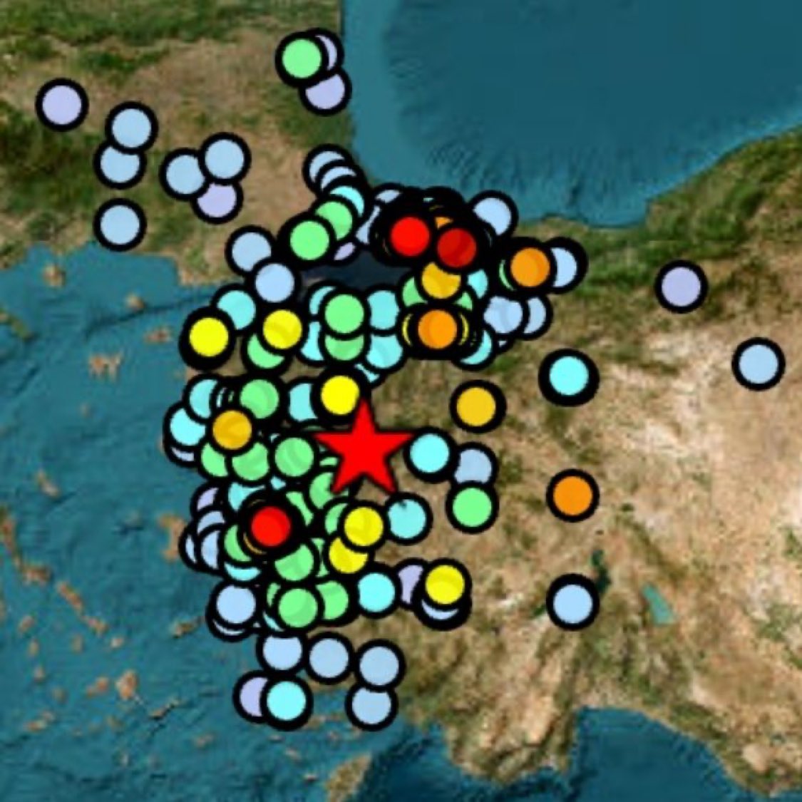 Son Dakika | İlk gelen verilere göre depremin büyüklüğü 6.1 Balıkesir, Sındırgı. Geçmiş olsun, sallantı uzun sürdü ve birçok şehirden hissedildi... #deprem