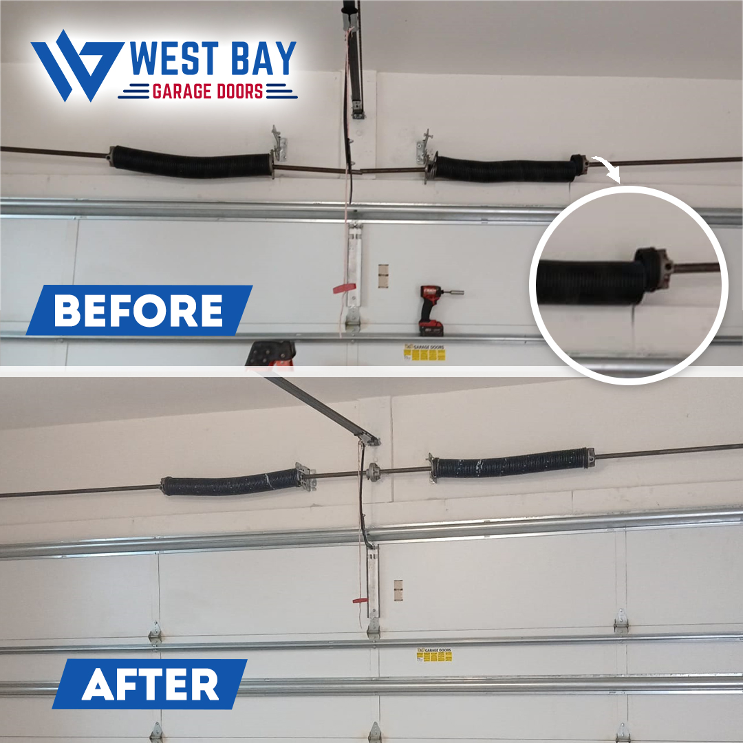 WestBayGarage's tweet image. A broken spring can stop your garage door in its tracks but a quick replacement gets it back to perfect working condition! ✅

Call us now for FREE estimate:  855-229-9211

#GarageDoorRepair #WestBayGarageDoors #SpringFix #BeforeAndAfter