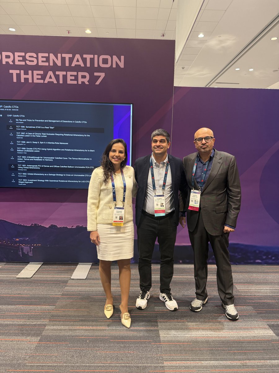 evandrofilhobr's tweet photo. Proud of my mentee @ricosuruagy &amp; @dias_freir19521 presenting 2 challenging cases and 4 abstracts at #TCT2025 https://t.co/zE76WJS8gz