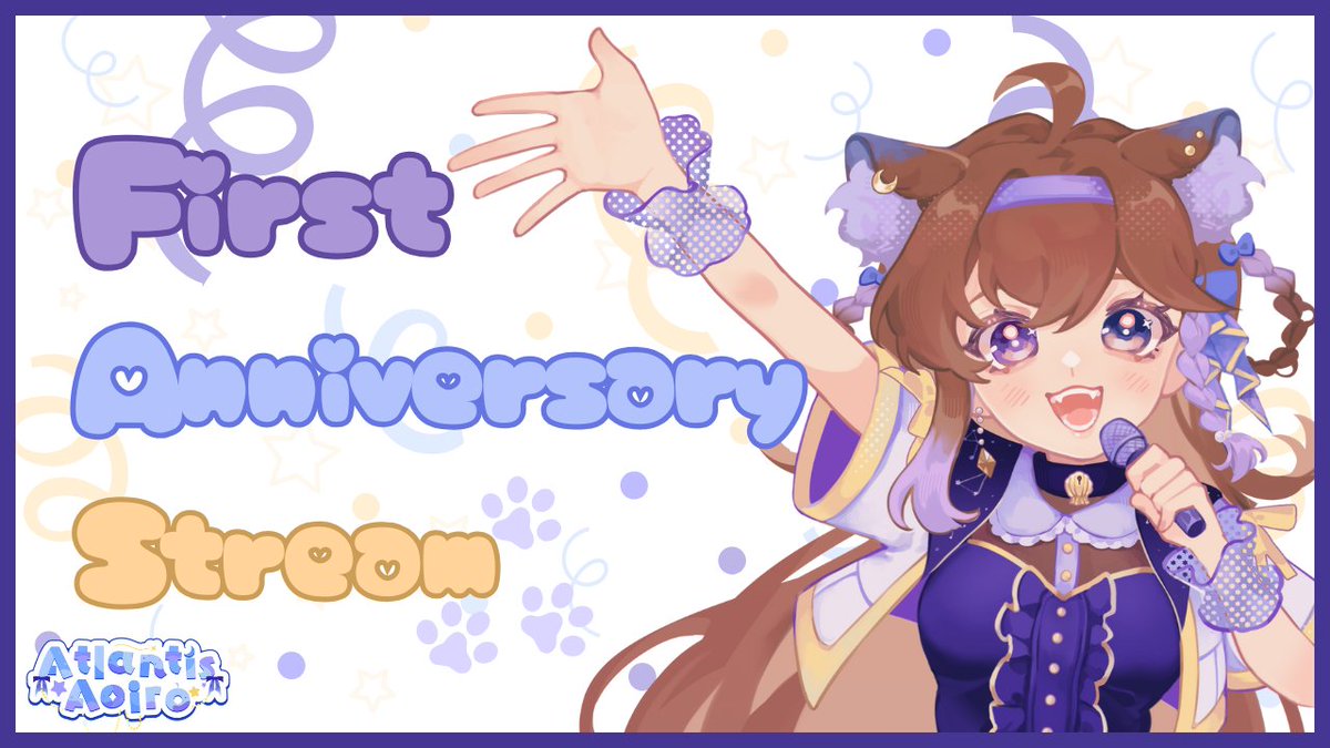 【1 YEAR ANNIVERSARY + COVER AFTERPARTY】one year together! thank you for the memories so far~!

LIVE AT: 9:15 AM JST* | 5:15 PM PDT | 8:15 PM EDT
LINK: youtube.com/watch?v=UNb2Rc…