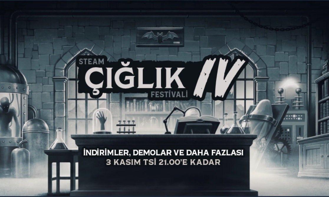 1Bluestars's tweet photo. Steam’in Cadılar Bayramı’na özel Çığlık Festivali başladı! 👻🕯️

Birçok oyunda indirimler ve özel etkinlikler seni bekliyor! 🧟‍♂️🔥

🗓️ Festival, 3 Kasım’da sona erecek.

#Steam #ÇığlıkFestivali #HalloweenSale #OyunHaberleri #GamingNews #SteamDeals #Halloween #VideoGames https://t.co/xum6TIRmyW
