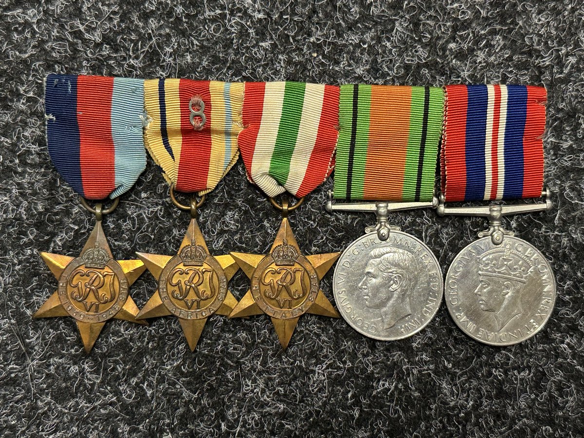 WW2 SWW British Desert Rats medal group coming up in my December militaria sale