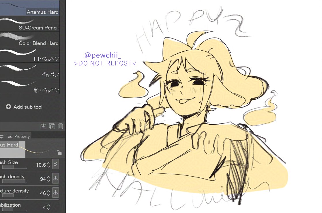 Stream schedule going up later!! I wanna draw Halloween art 👻