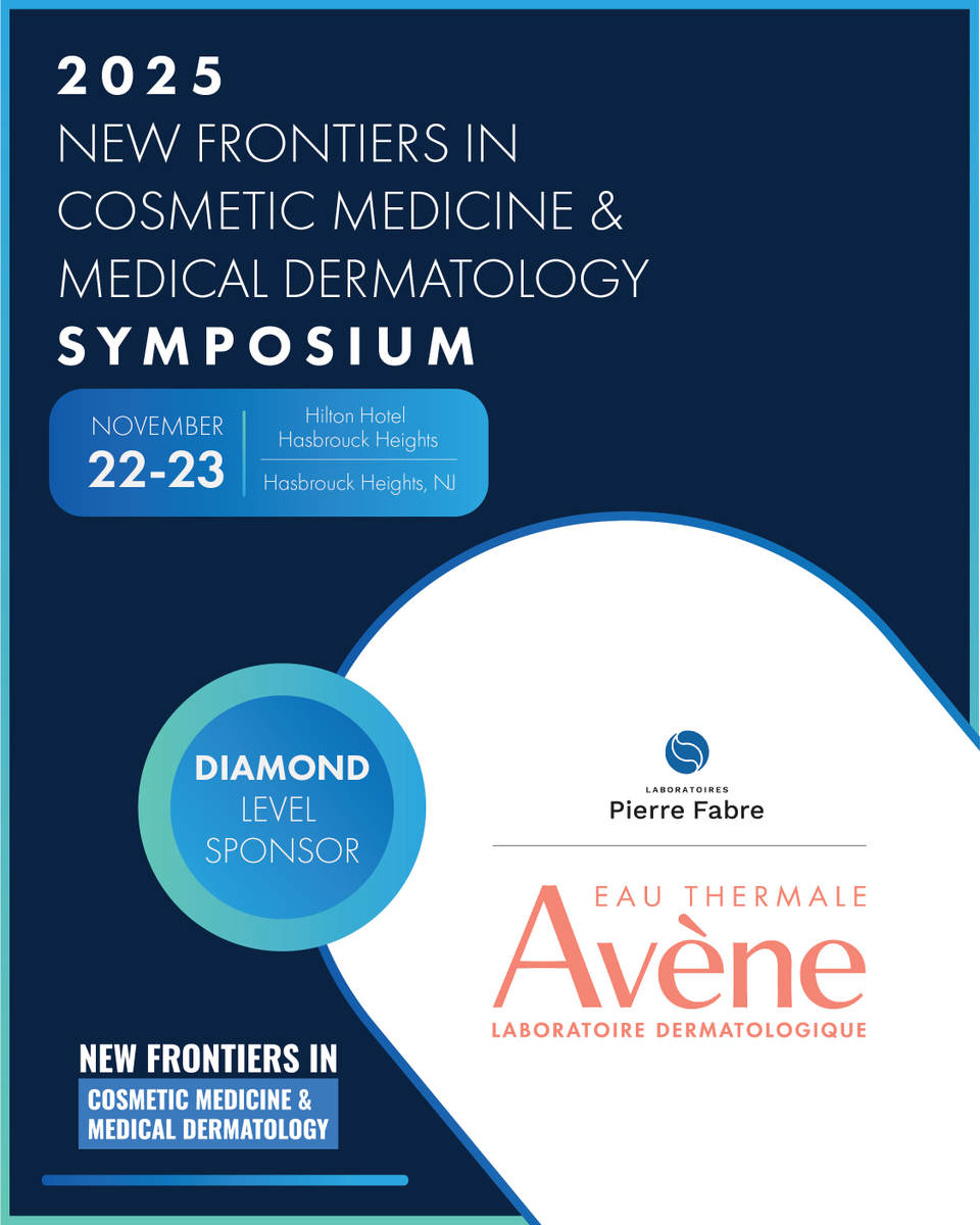 Thank you to <a href="/Pierrefabre/">Laboratoires Pierre Fabre</a> for being a Diamond Sponsor at #NFCMMD25! Our event would not be possible without your support.💎

Visit their booth — and the full exhibitor lineup — Nov. 22–23 in Hasbrouck Heights, NJ. Register now at cosmeticfrontiers.com.