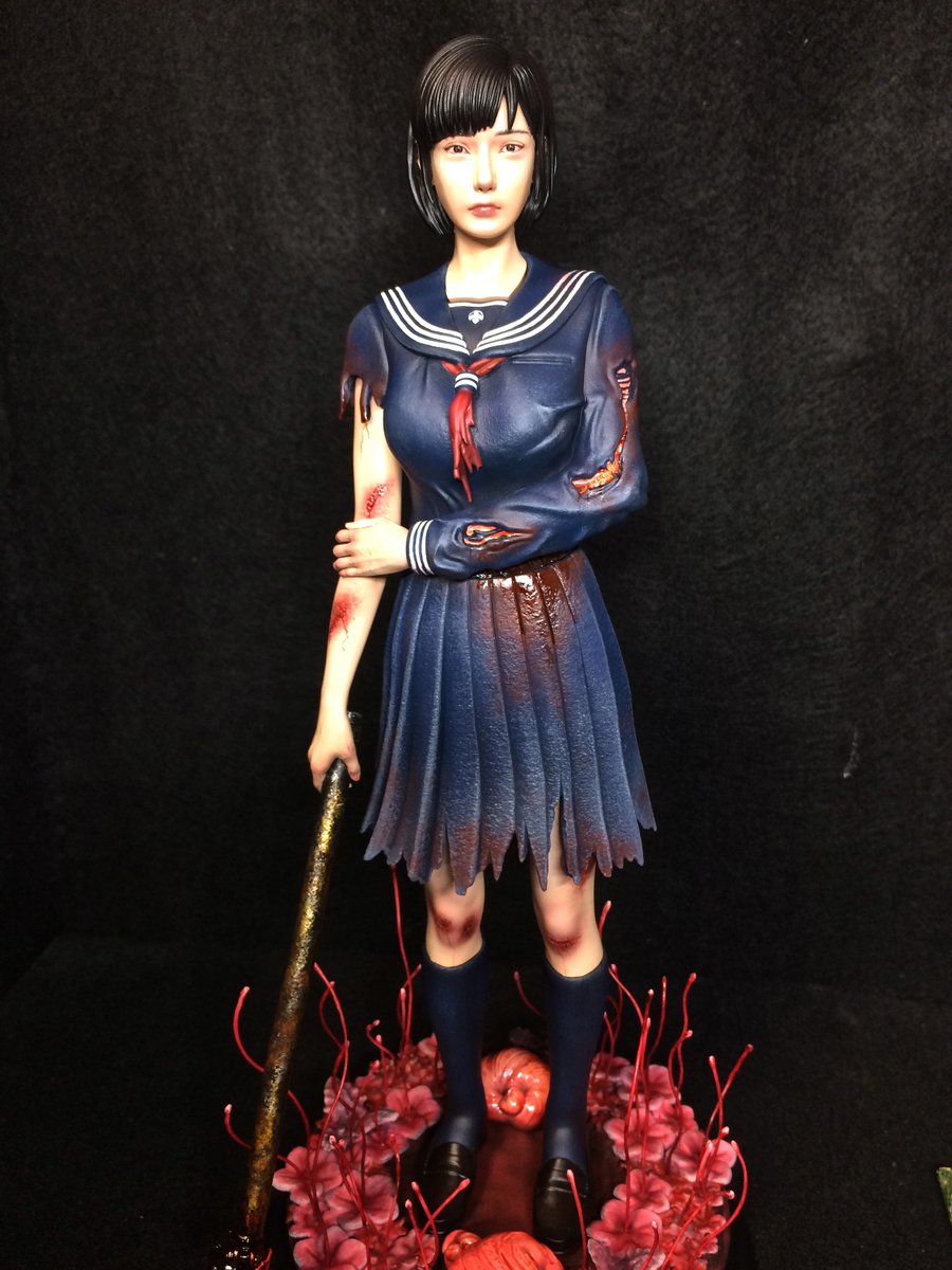 votorakichi's tweet image. SILENT HILLf  1/6 scale "Shimizu Hinako"
Customized and Painted by me