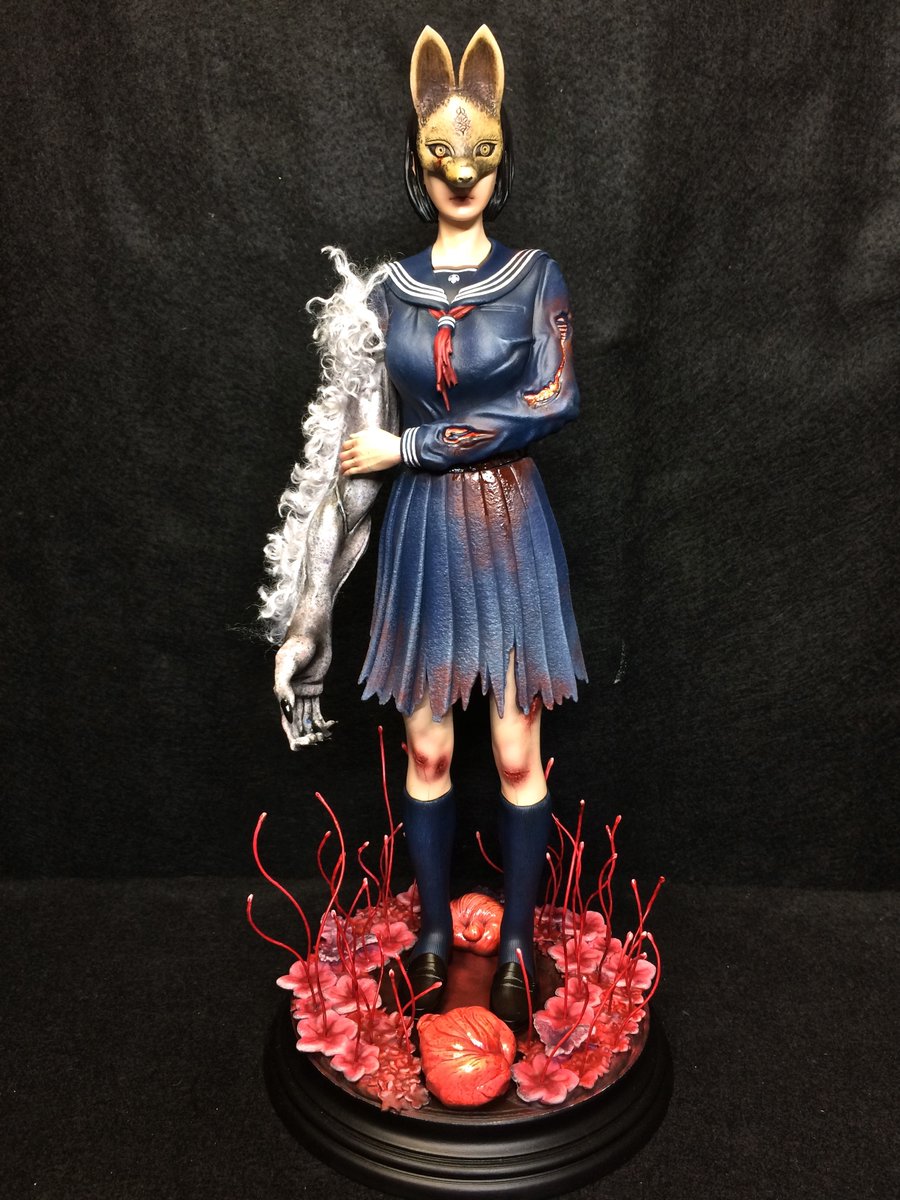 votorakichi's tweet image. SILENT HILLf  1/6 scale "Shimizu Hinako"
Customized and Painted by me