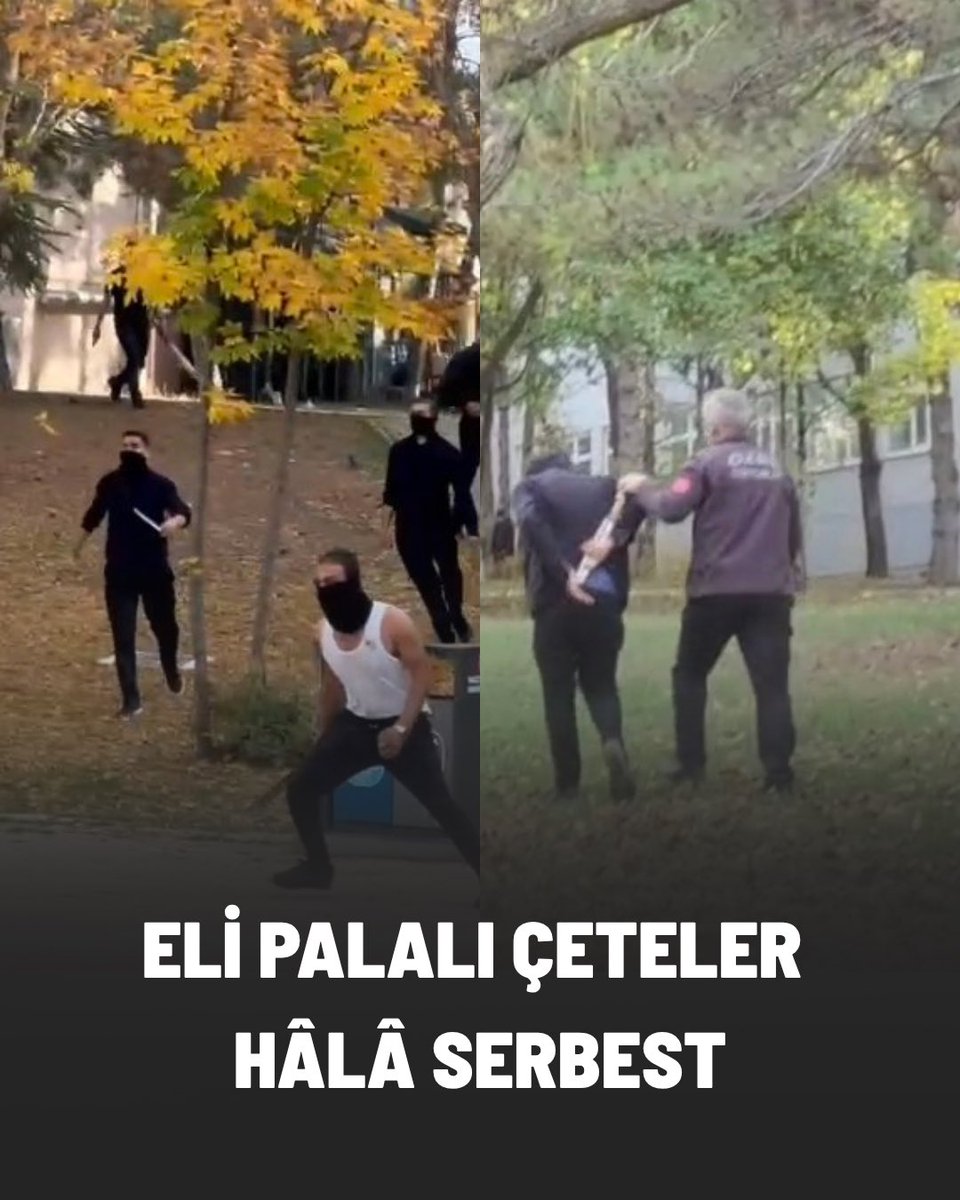 Hacettepe’de solcu öğrenciler gözaltına alınırken; pala,satır ve bıçak ile saldıran ülkücü çeteler hâlâ serbest.