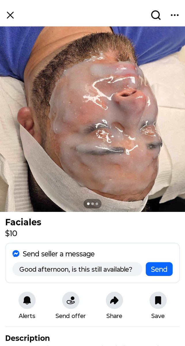 A few choice picks from Facebook marketplace. They really do have something for everyone