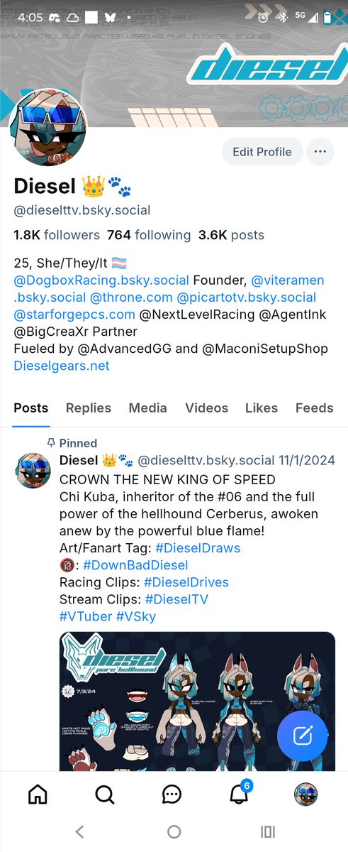 Reminder that I'm only keeping this account here because of sponsor obligations and I'm more active elsewhere!