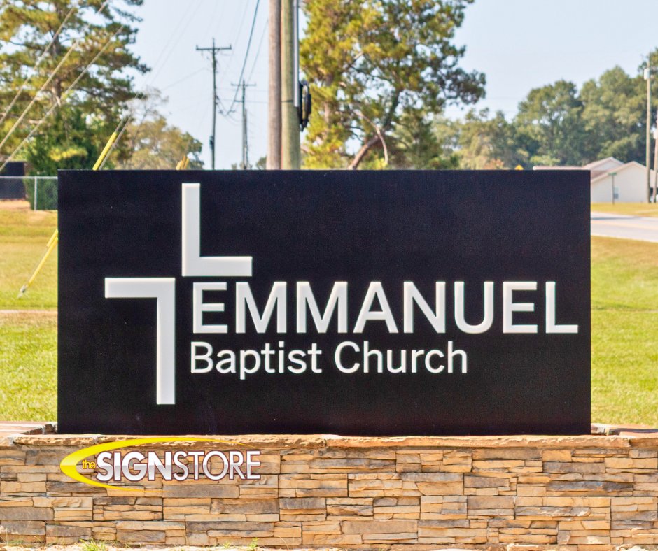 signstoremacon's tweet image. We designed and installed a lighted push-thru cabinet sign for Emmanuel Baptist Church, combining precision design, LED illumination, and timeless style.
signstoremacon.com | 1-800-316-9530
#ChurchSignage #LEDSigns #PushThruCabinet #FaithBuiltStrong