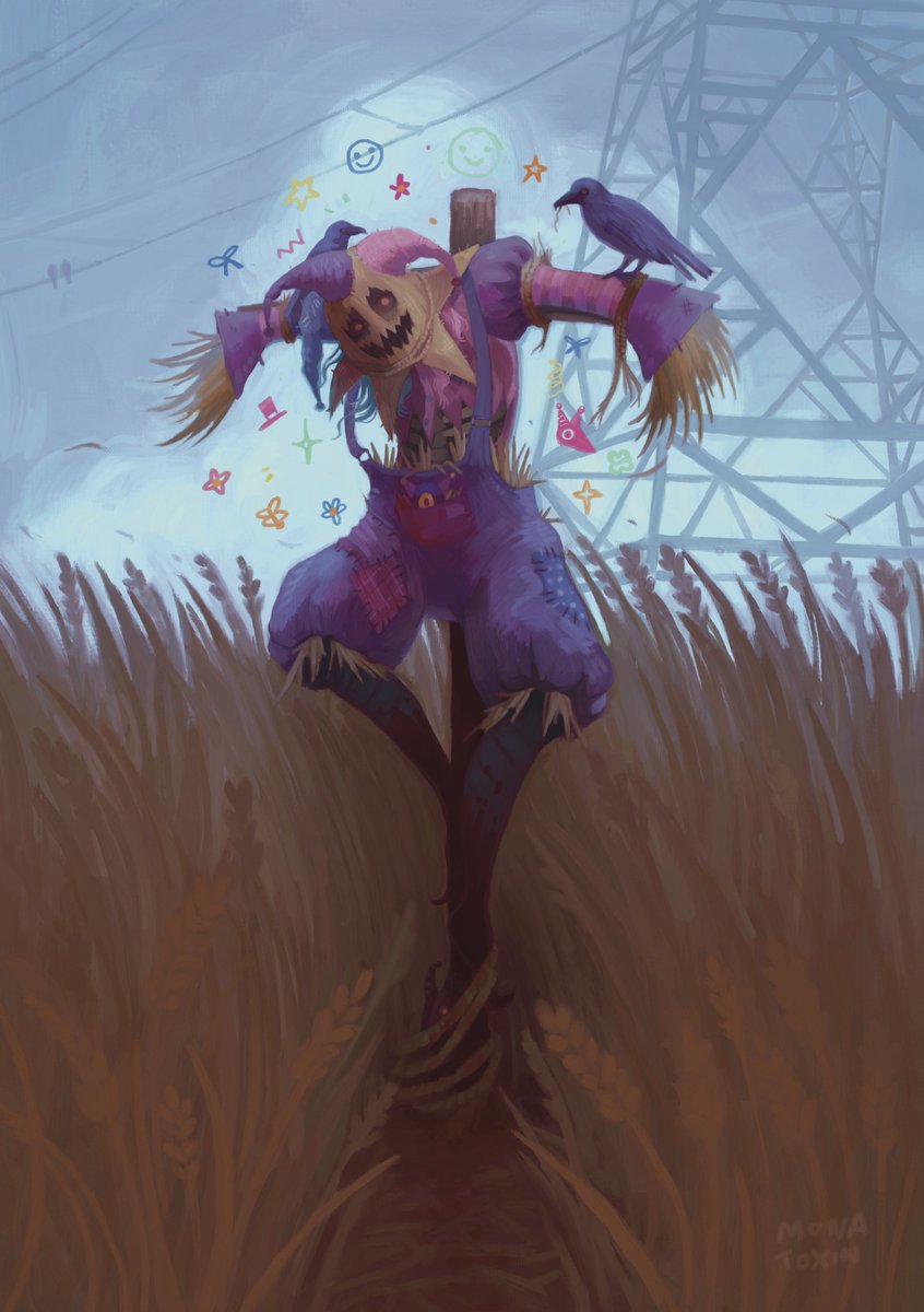 monatoxin's tweet photo. gavis scarecrow #Bettelful https://t.co/jYdfs1C3g9