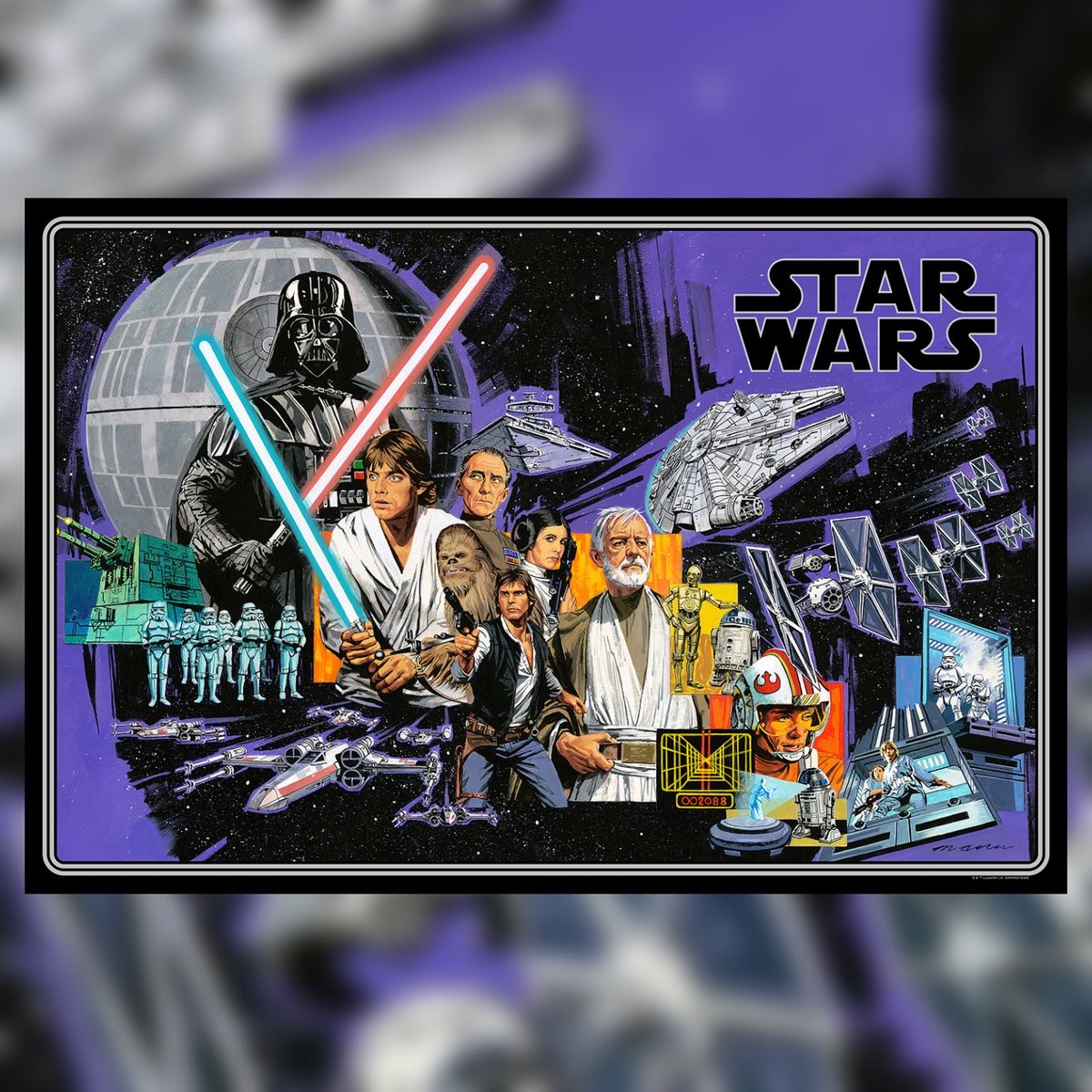 STAR WARS A New Hope by Paul Mann - On Sale INFO! bottleneckgallery.com/blogs/news/sta…