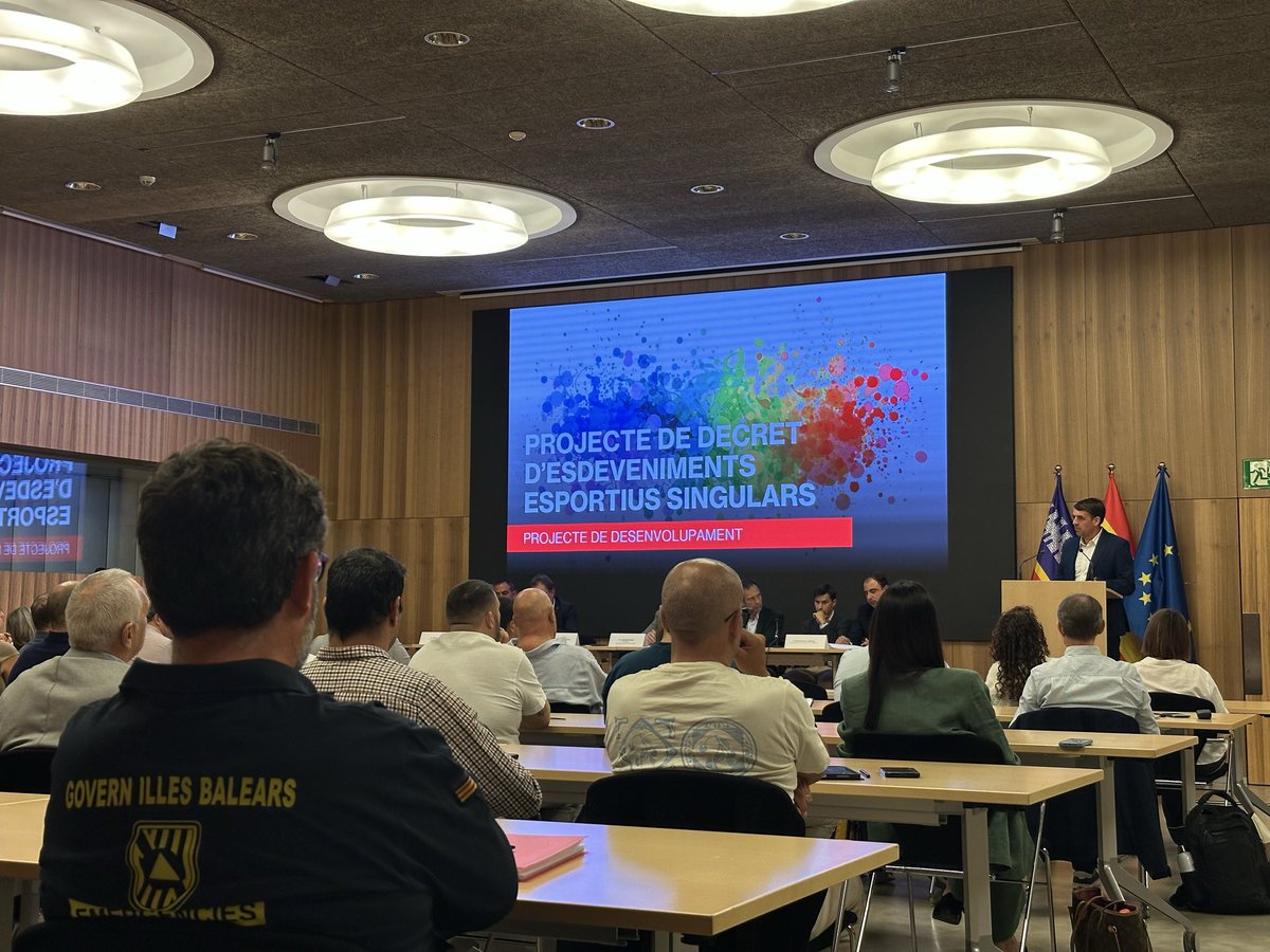 Coordinació i treball conjunt entre el 112, Esports i les federacions per reforçar la seguretat davant alertes meteorològiques.

L’#AssembleaEsportIB també ha fixat el 19 de desembre per als #PremisEsportsIB.