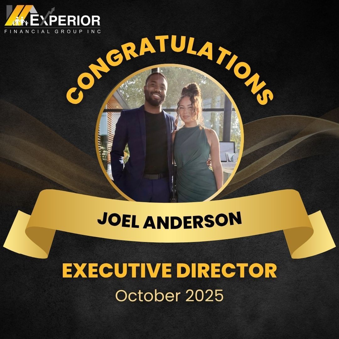 _Experior_'s tweet photo. A huge congratulations to Joel Anderson for reaching the Executive Director milestone at Experior Financial Group Inc.!

👉 Read about his journey on our blog: https://t.co/uQv3aQnFSa

#ExperiorFinancialGroup #FinancialServices #Insurance #MGA #IMO https://t.co/tk8ogpoVIJ
