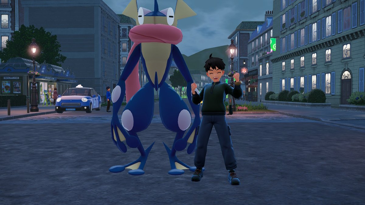 Mangelman23's tweet photo. No sé si es cosa mía, o con Greninja es mucho más grande que otros alfas 🫨 https://t.co/KhSw2xn4na