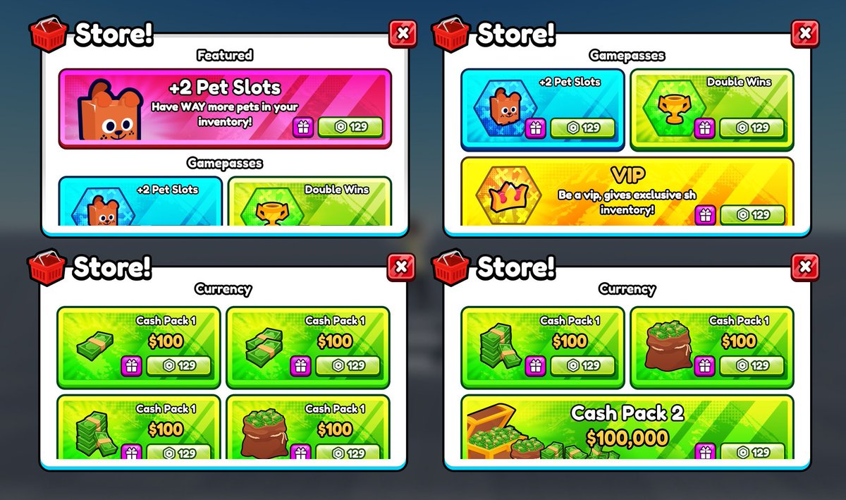 TotallyNotWar's tweet image. Look for a UI designer to boost your games stats📈?
Check out my most recent works! High quality designs built to attract players 🤑
📩Dm me on discord: Totallynotwarr
#Roblox #RobloxDev #RobloxDevs #RobloxUI