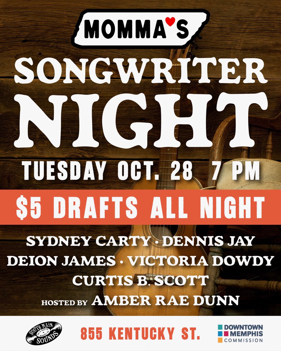 Come on down and join us Tuesday night!