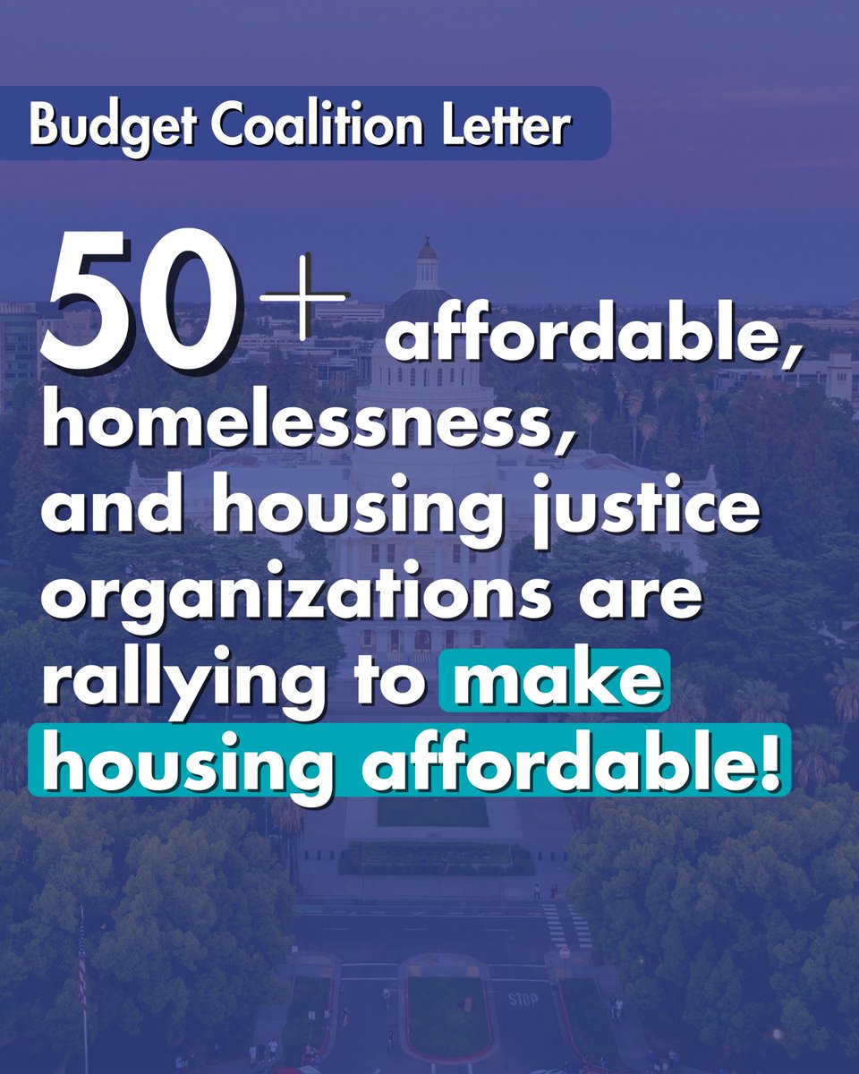 housingca's tweet photo. 📢Our statewide coalition of 50+ organizations covering every corner of CA are rallying around a set of priorities to make housing affordable!

If state leaders are serious about making California more affordable for lower-income workers and families, the @CAgovernor and #caleg cannot afford to wait. Learn more about our coalition priorities here ⤵️

🔗https://t.co/brmWPT1KgM