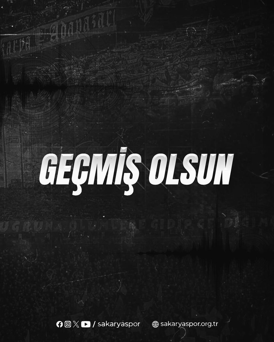 Sakaryaspor's tweet photo. İlimizde de hissedilen, Balıkesir ili Sındırgı ilçesinde meydana gelen 6.1 büyüklüğündeki depremden etkilenen tüm vatandaşlarımıza geçmiş olsun dileklerimizi iletiyoruz. https://t.co/1fw4moref8