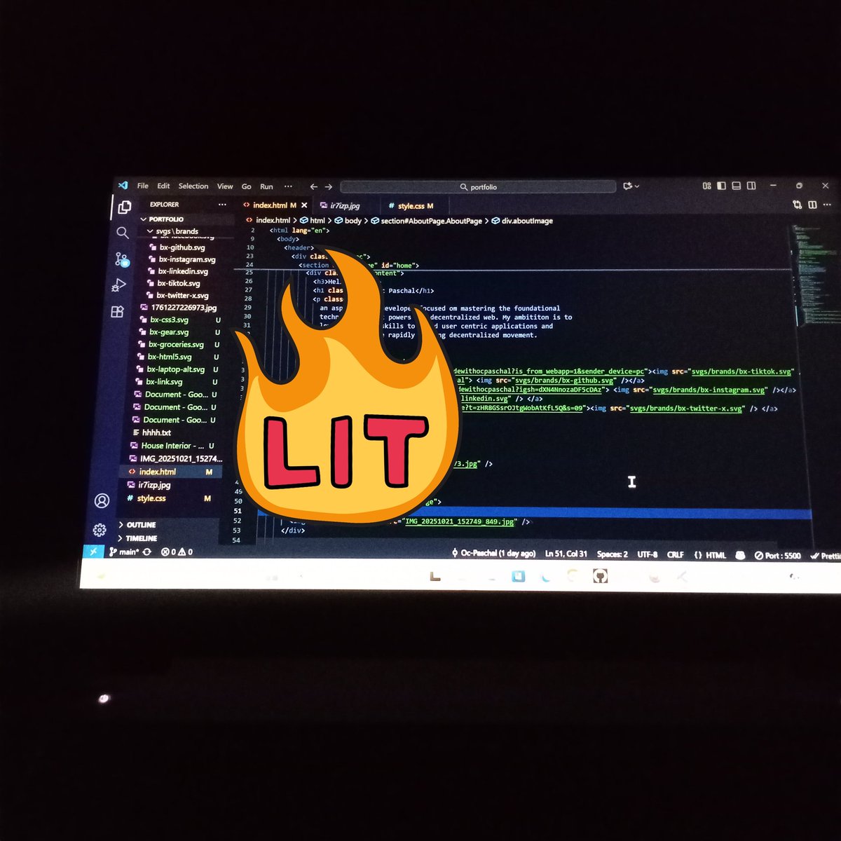Oc_paschal_code's tweet image. Day 27 Learning JavaScript.
Today, I just honestly couldn’t bring myself to code. Stared at my screen for a while and closed my laptop. Hoping to regain my spark soon. this part of coding is rarely talked about, but it’s real and necessary for growth.
See y'all tomorrow 🤦♂️
