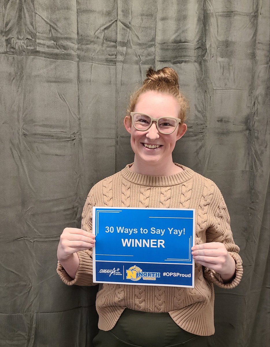 Congratulations to Ms. McDonald on being nominated for 30 Ways to Say Yay! #30WaystoSayYay #OPSProud #place2be 💙💛💙💛