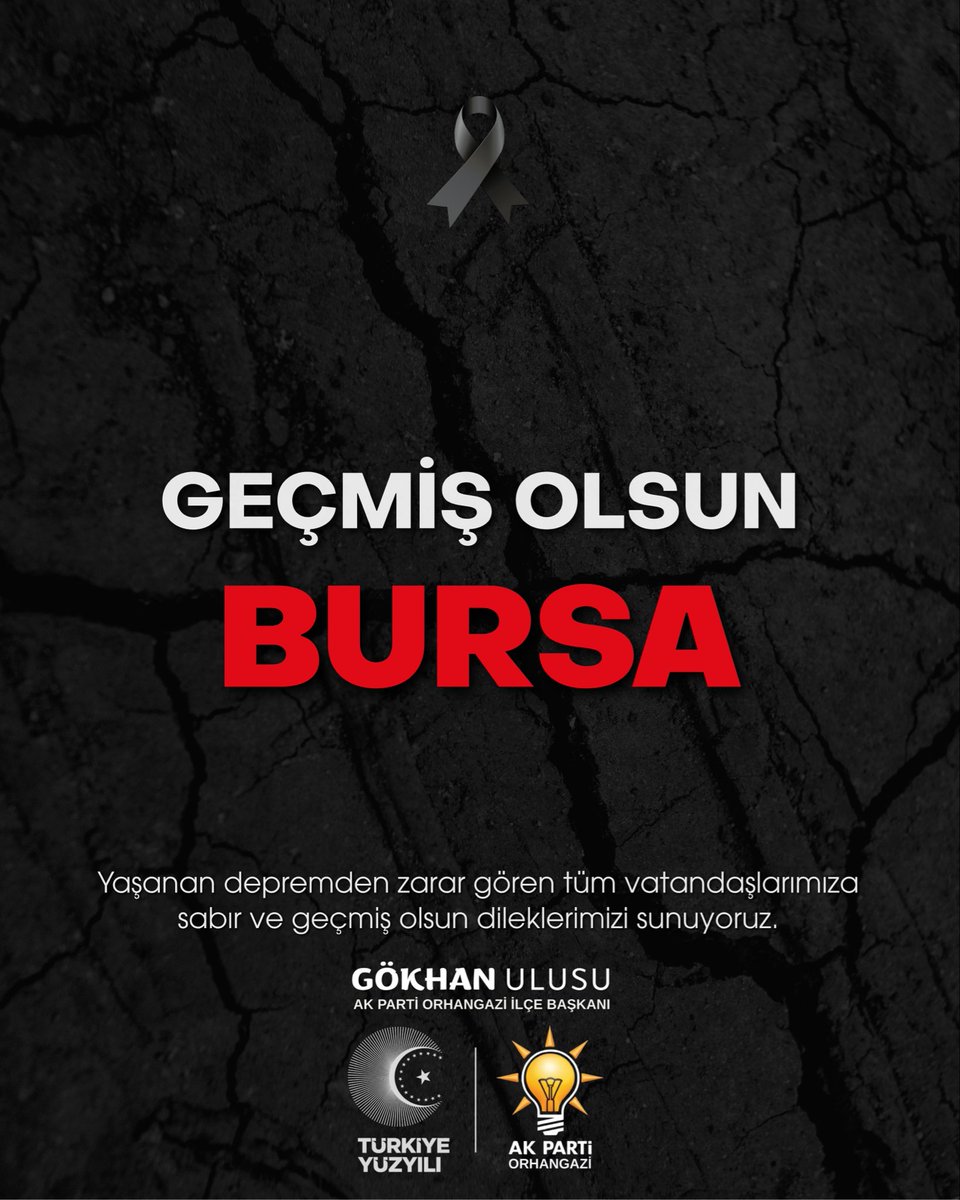 Balıkesir merkezli yaşanan 6.1 büyüklüğündeki depremden etkilenen tüm vatandaşlarımıza geçmiş olsun🙏